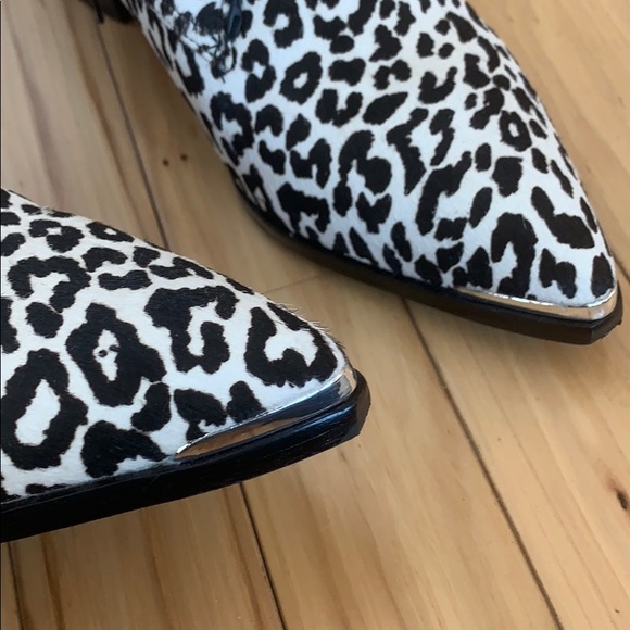 Marc Fisher LTD Leopard Print Booties - Picture 5 of 7